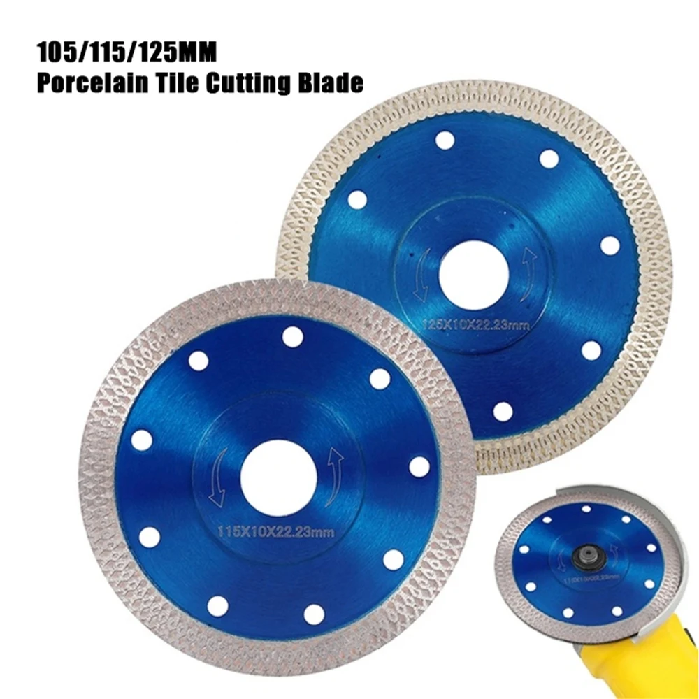 105/115/125mm Diamond Saw Blade For Porcelain Tile Granite Marble Dry/Wet Cutting Stone Cut off Saw Blade Diamond Cutting Disc