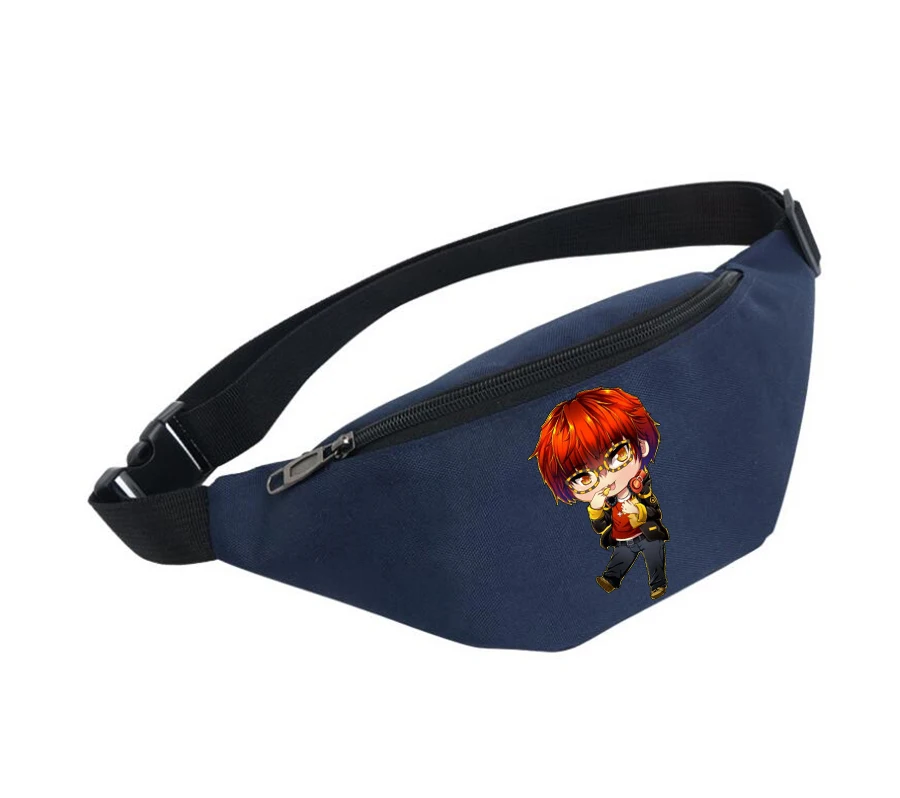 

Unisex Fanny Pack men Belt Waterproof Chest Handbag Waist Bag Ladies Waist Pack Belly Bags For Mystic Messenger