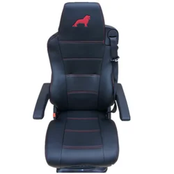 1×Special for Heavy Truck MAN Single Full Seat Cover TGX TGM TGS Microfiber Leather Interior Accessories Four Seasons