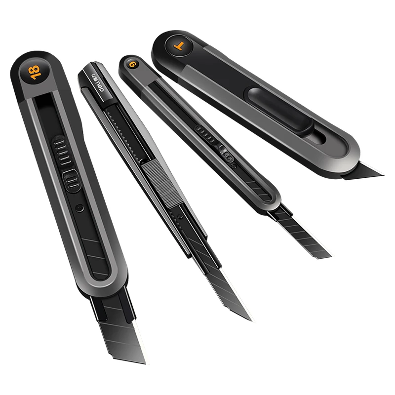 ديلي فائدة المحمولة سكين قابل للسحب нож خلفية جيب أونبوكسينغ سكين الة قطع الورق مكتب مدرسة لوازم مكتبية