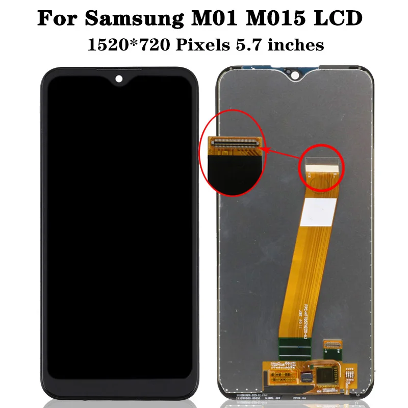 AAA+ Quality LCD For Samsung  M01 M015F/DS LCD Display Touch Screen Digitizer Assembly For Samsung M015F M01 LCD Screen