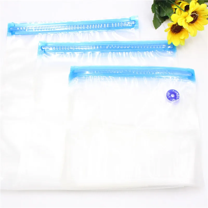 20Pcs Vacuum Sealer Bags Reusable Food Storage Bag Household Vacuum Food Sealer Ziplock Bag With Hand Pump Sealing Clips