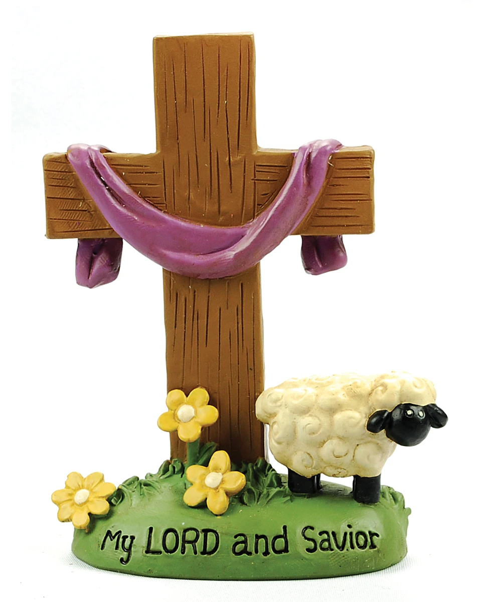 My LORD and Savior Christian Gift Cross Resin Ornament Church Evangelical Fellowship Gift Home Decoration Accessories Home Decor