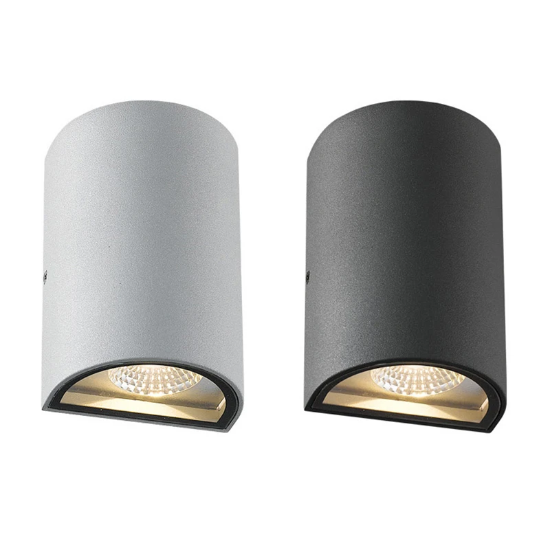 Simp-Luz LED moderna para pared, 6W, 12W, lámpara para balcón, iluminación exterior impermeable, lámpara de aluminio para porche, lámpara para valla
