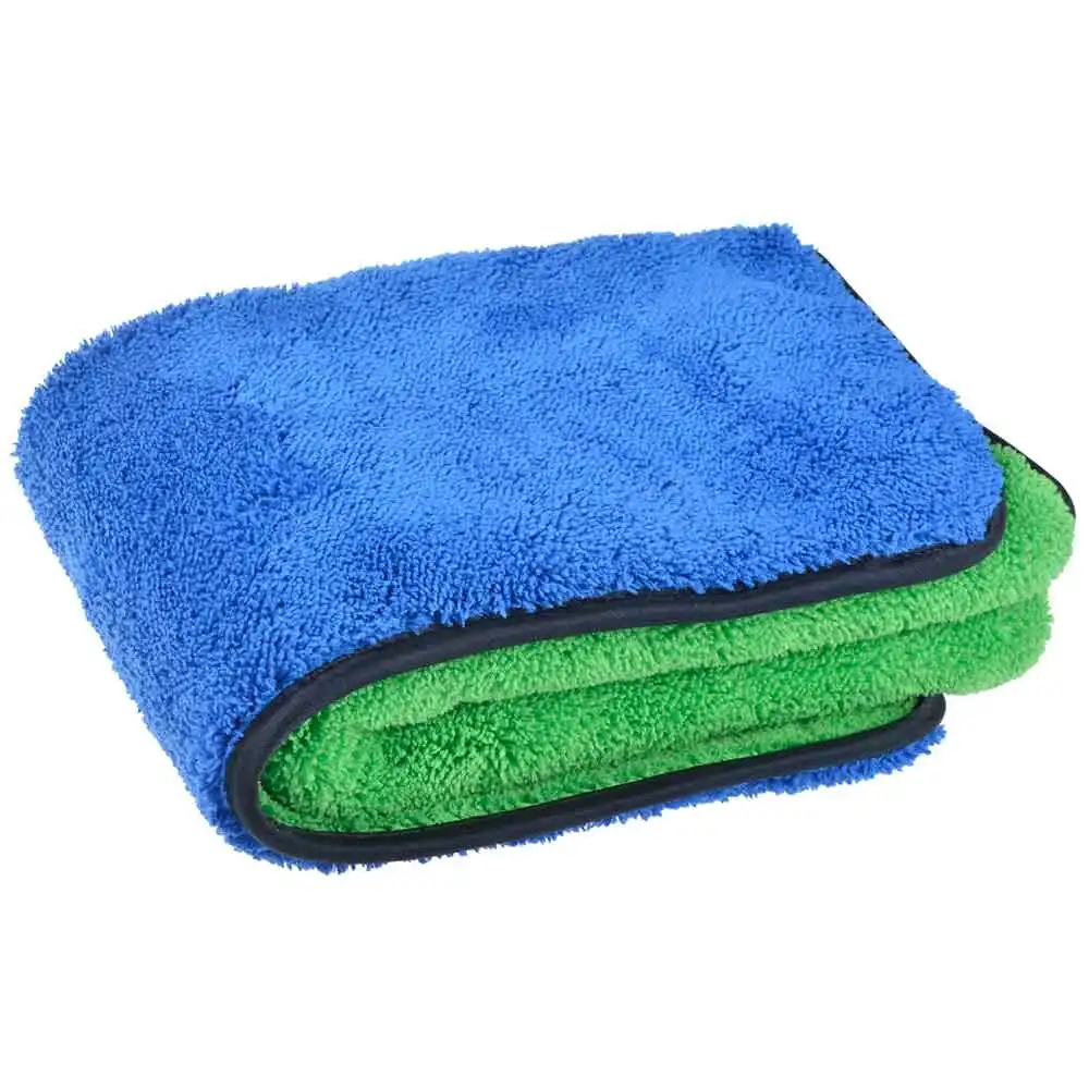 720gsm Plush Microfiber Auto Dish Cloth High Pile Micro Fiber Car Cleaning Cloths Rags Absorb Machine Washable 16