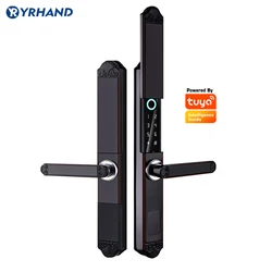 Tuya fechadura eletronica cerradura inteligente F3 Aluminum Sliding smart door lock