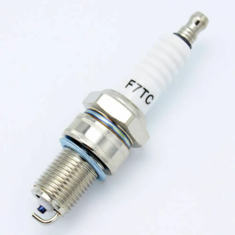 1Pc Motorcycle Ignition start F7TC spark plug gasoline engine Power gasoline micro tillage agricultural machinery Spark Plug