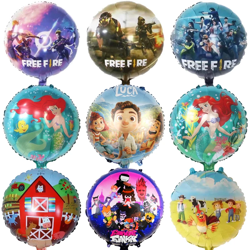 

10pcs/lot 18 Inch Inflatable Helium Foil Balloon Pleasure Party Decoration Baby Shower Birthday Party Decor Pattern Balloons