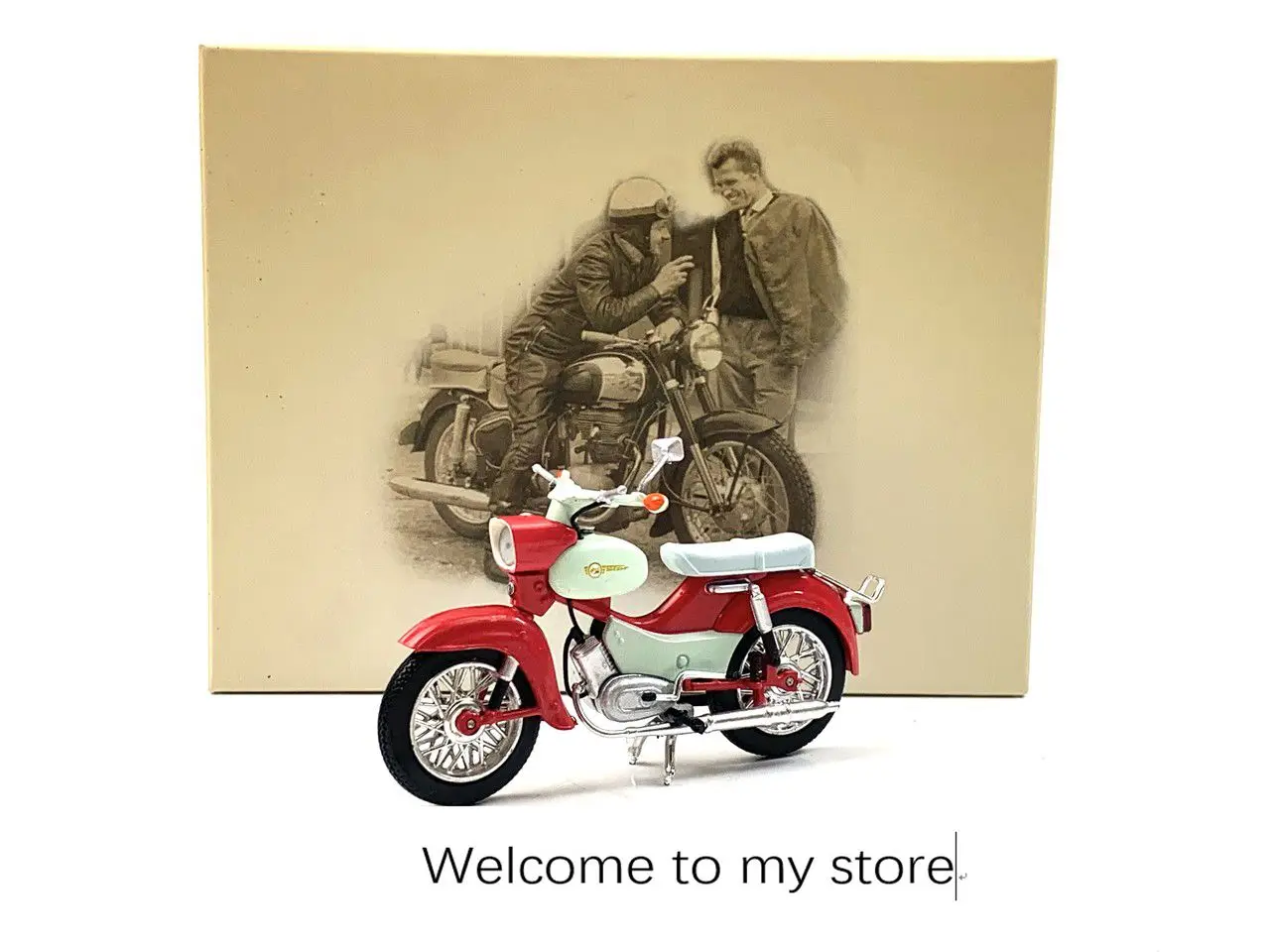 

alloy vintage motorcycle 1:24 Simmsson Star model