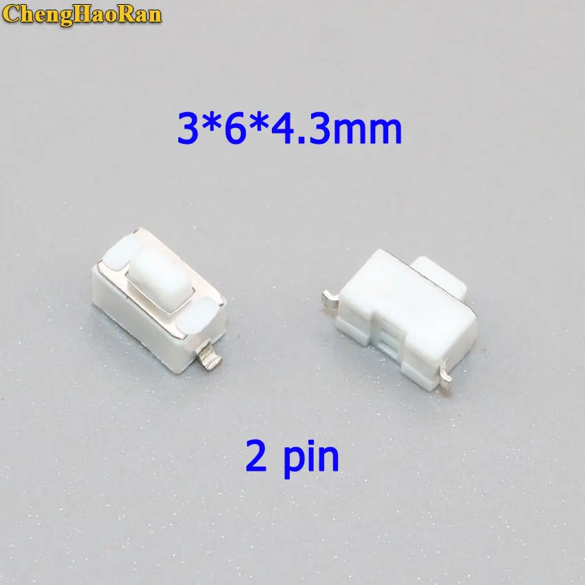 Cltgxdd Micro Switch 100PCS/lot 10Types Assorted Push Button Tact Switches Reset Mini Leaf Switch SMD DIP Diy Kit