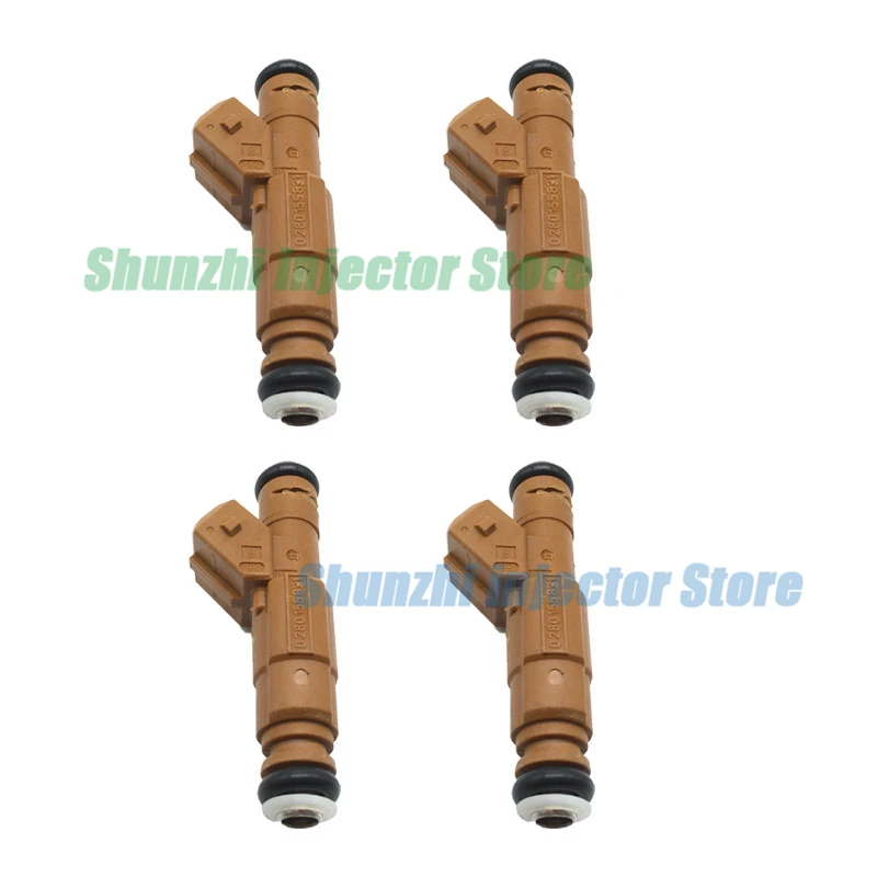 4pcs 0280155831 9186340 Renovation fuel injector for VOLVO C70 / S60 / S70 / V70 / XC70 / XC90 / S80 2.5L 2.9L