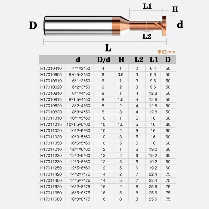 Tungsten Steel Carbide T Slot Milling Cutter for Metal Router Bit Slot Milling T-Slot Outer Diameter 3mm-12mm Thickness 1.5-5mm