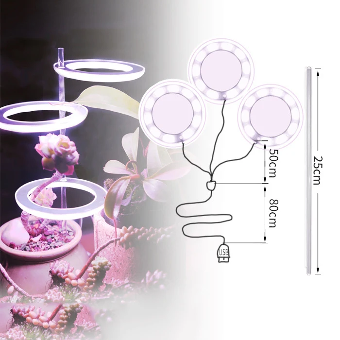 Diodo emissor de luz cresce a luz espectro completo phyto crescer lâmpada usb phytolamp para plantas 5v lâmpada para plantas de crescimento de iluminação para planta interior