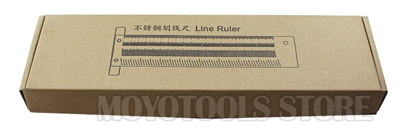 Multifunction Copper Cap Scale Ruler T-type Hole Ruler High-precision Carpenter Scribing Mark Line DIY Carpenter Measuring Tool