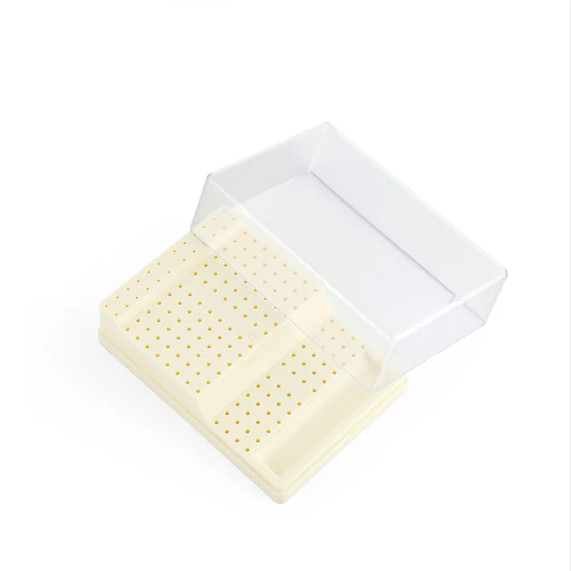 Dental 168 Holes Plastic Dental Bur Box odontologia Bur Sterilizer Holder Autoclave Case Disinfection Box Dentistry tools Supply