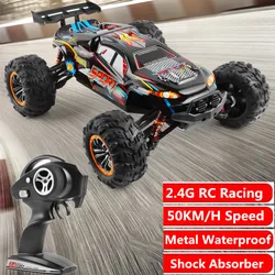 50 KM/H ad alta velocità 4WD RC auto metallo indipendente antiurto 45 ° arrampicata Drift auto da corsa ammortizzatore Vehical Kid RC giocattoli regali