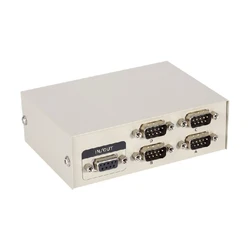 Mt-viki 4 Port Db9 Rs232 Switch Serial Device Console Printer Sharing Selector Controller Serial Port Switch Splitter