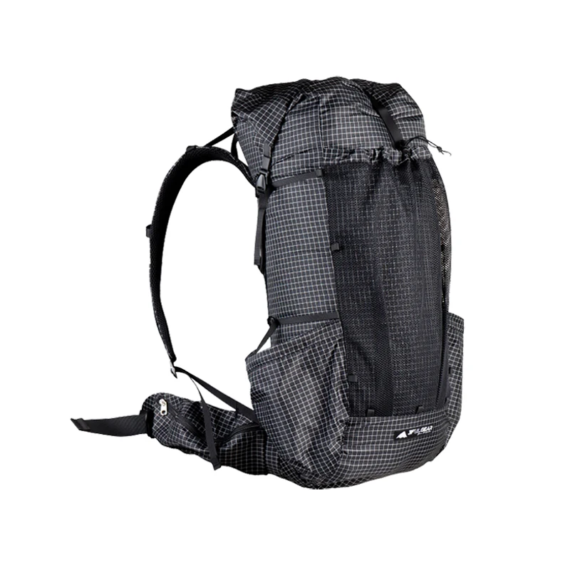 FLAME'S CREED Rugzak Qi Dian Pro Reizen Camping Wandelrugzak Outdoor Ultralight Frameloze Packs 40+16