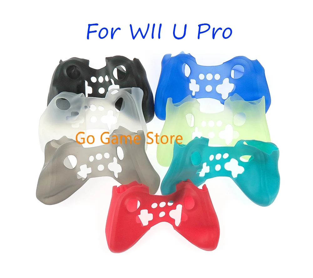 30pcs/lot for Wiiu wii u pro controller silicone case Soft Protector Case