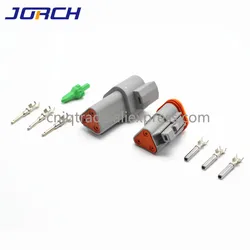 5 Sets 3pin Deutsch DT Waterproof Male Female Electrical Connector Plug DT04-3P DT06-3S With Terminals