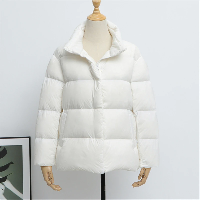 2022 New Winter Light Down Jacket Women Puffer Jacket Slim Warm Down Coats Female Casual Tops Winter Plus Size Parka for Women