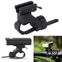 360-Degree Rotatable LED Bicycle Headlight Holder Quick Mount Bike Front Lamp Buckle Base Adaptor for Gaciron H03S/H07P Parts