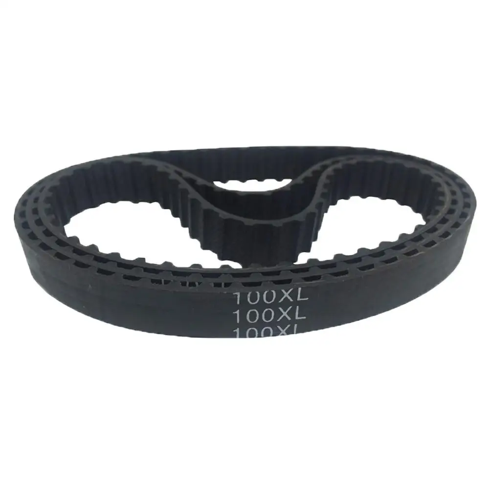 1Pcs Pitch 5.08mm Teeth 119-131 XL Black Rubber Closed Loop Timing Belt 238XL to 262XL Width 10mm For CNC Machine/Step Motor