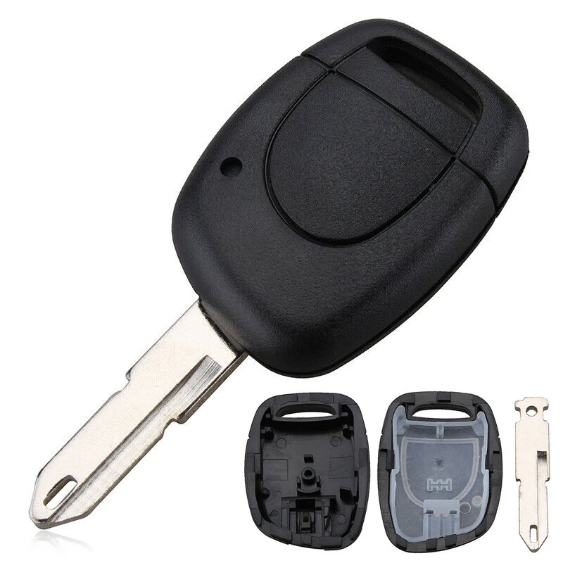 

Remote 1 Button Car Key Fob Case Shell Replacement Remote Cover Auto Car Key Accessories Fit for Renault Clio Kangoo-Twingo