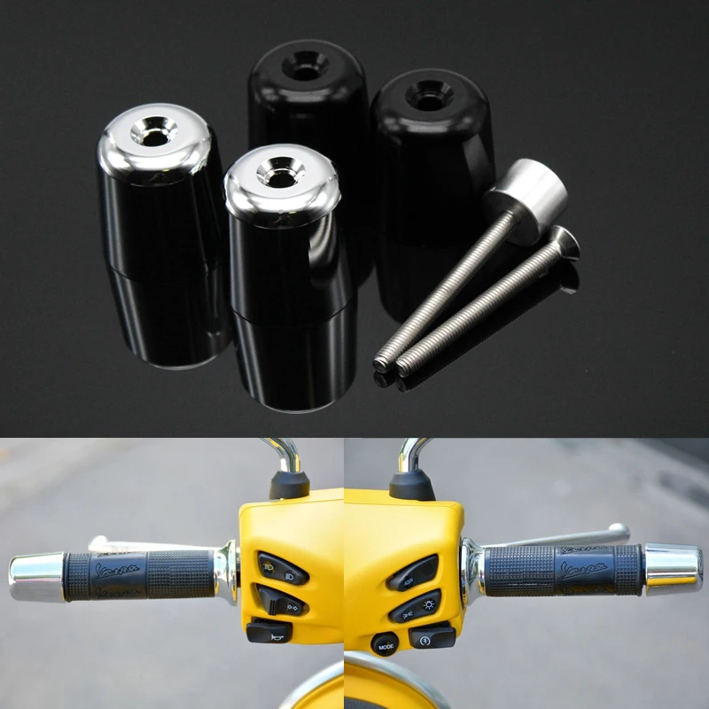 Untuk GTS300 Gts250 LX150 LX125 LXV150 LXV125 S125 S150 Sepeda Motor CNC Pegangan Setang Bilah Tutup Ujung Colokan