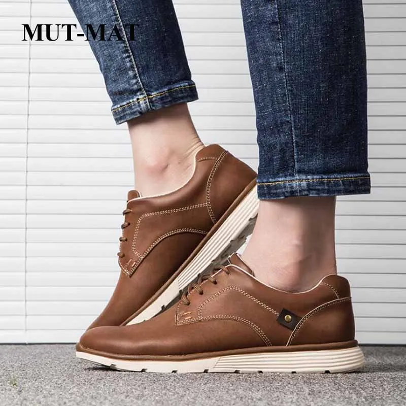 100% Genuine Leather Men's Shoes Autumn& Winter Men's Casual Shoes Business Walking Sneakers Ultra-light Texture Footwear