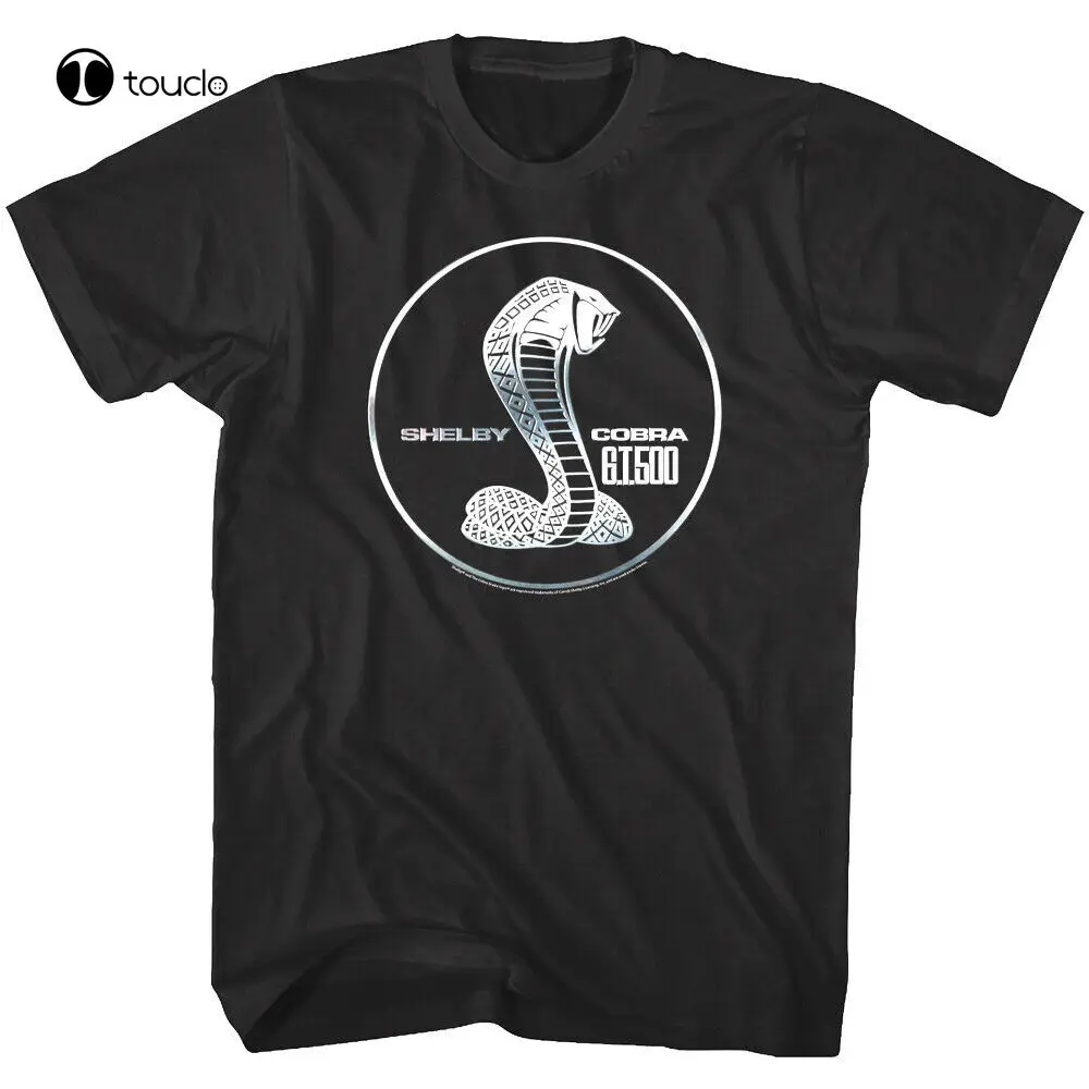 Shelby Cobra Gt500 Chrome Snake Men'S T Shirt American Muscle Sports Car Racing Tee Shirt