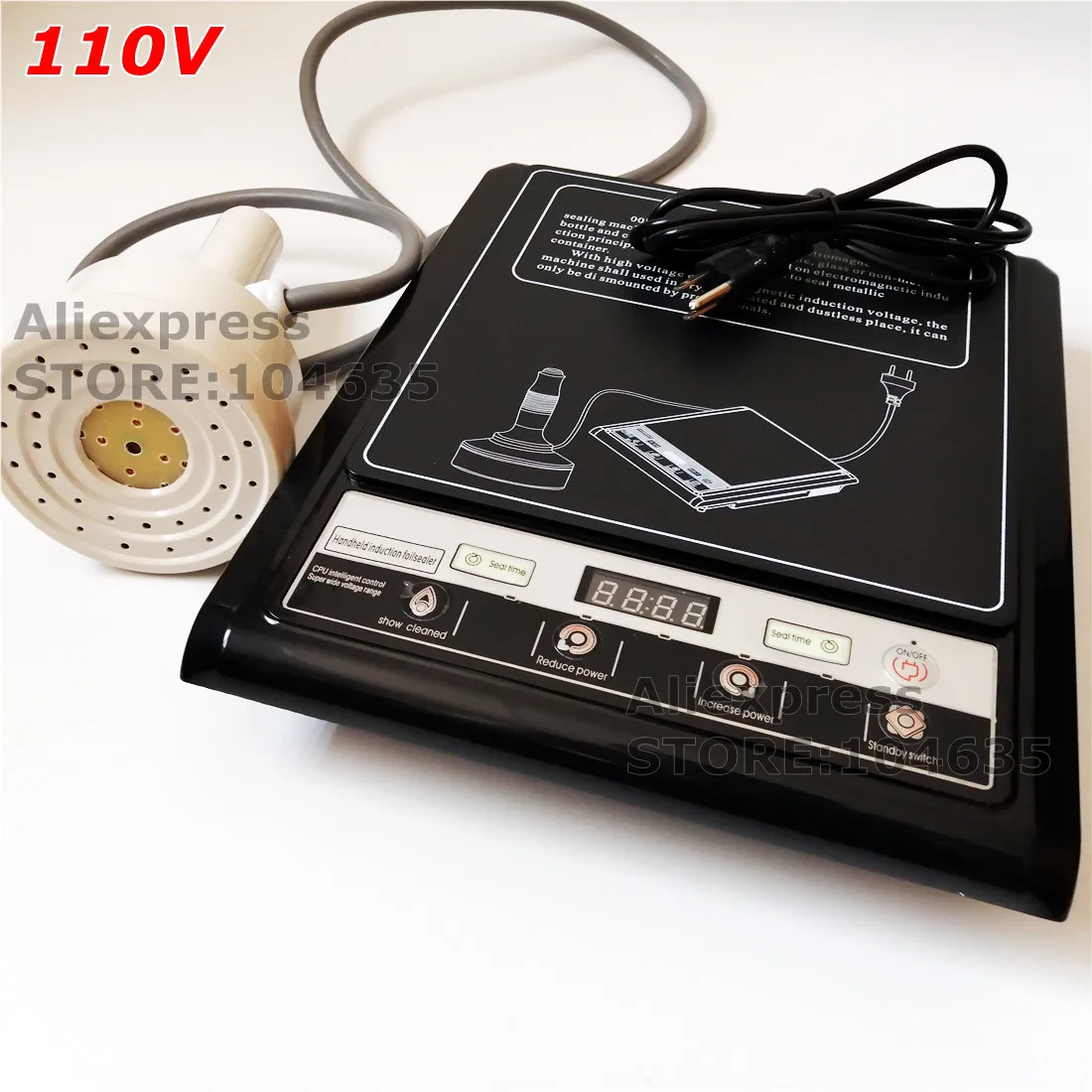 Hand Induktion Sealer Induktion Flasche Abdichtung Maschine Tragbare Elektromagnetische Induktion Kappe Sealer Für Kappe Durchmesser 20-100mm