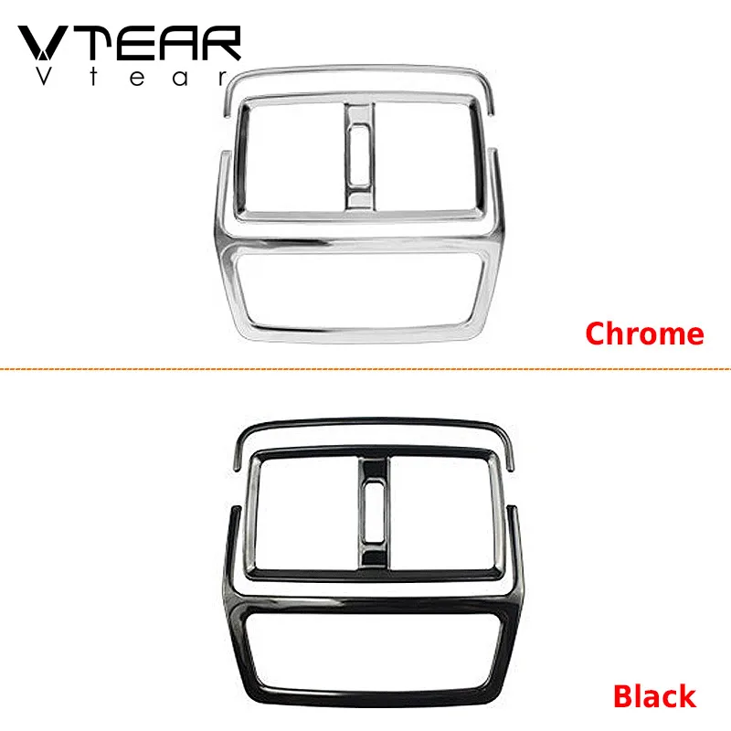 Vtear per Skoda Kodiaq Karoq GT coperchio uscita aria posteriore modanature interne bracciolo condizionamento sfiato adesivo accessori telaio