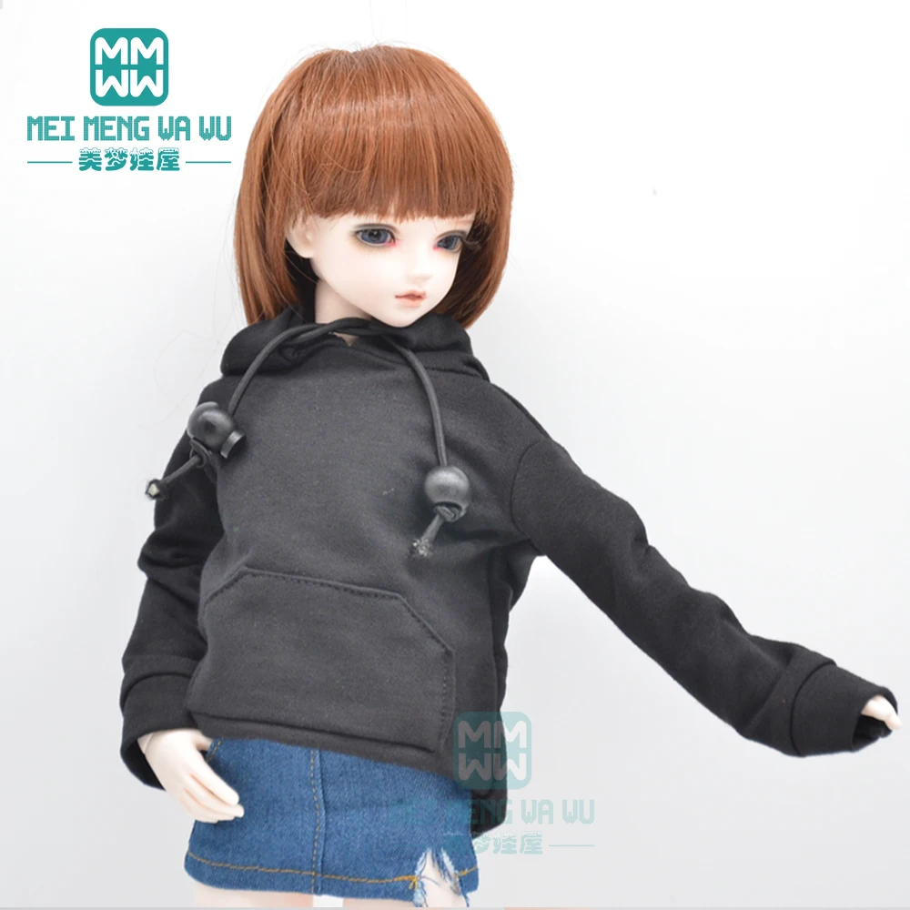 

BJD doll clothes for 1/4 1/6 BJD MSD YOSD doll fashion Letter sweatshirt, denim skirt