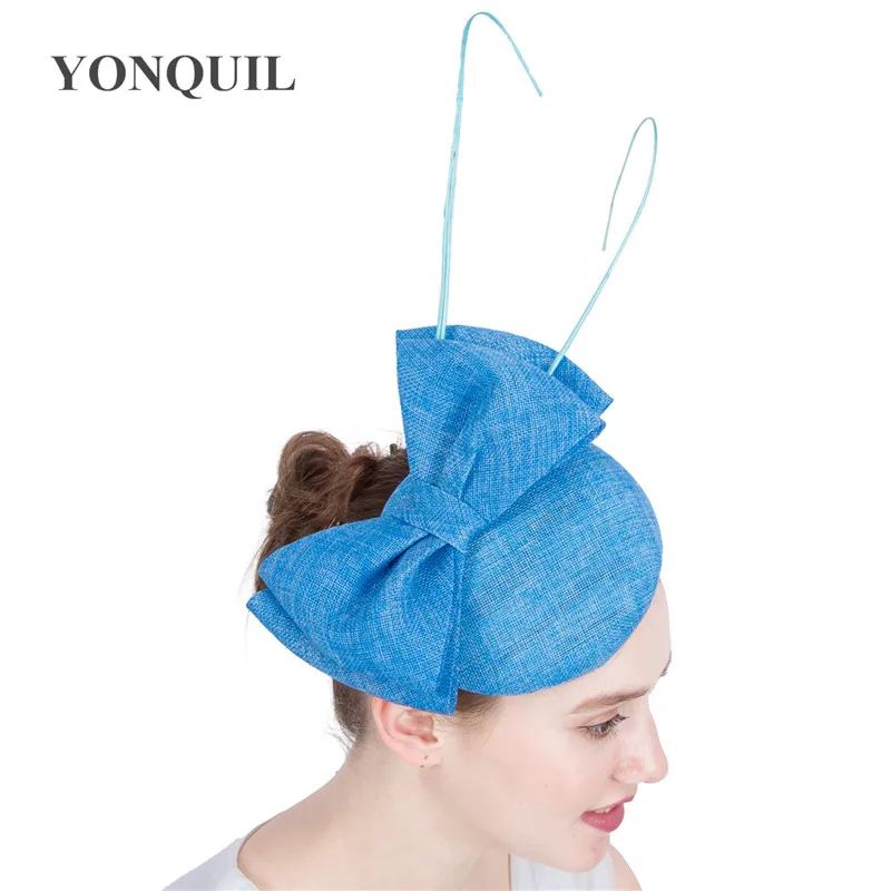 

Women's Bridal Imitation Sinamay Fascinator Headwear Event Occasion Hat for Kentucky Derby Church Wedding Party Race Top Quality