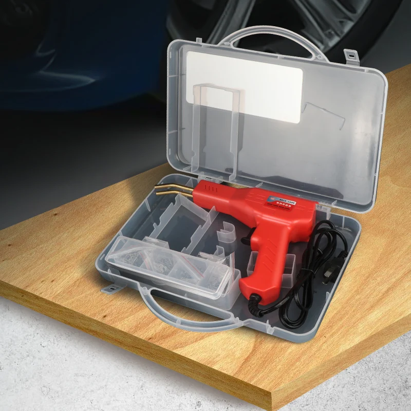 Máquina de soldadura grapadora caliente, pistola soldadora de plástico, soldador para grapas de plástico, máquina de reparación de PVC, herramientas