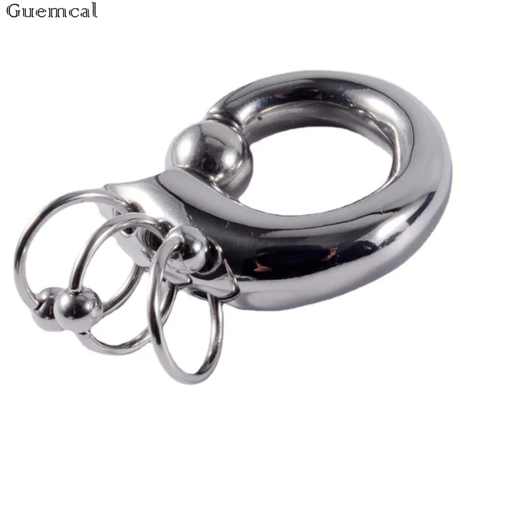 

Guemcal 2pc Large Sizespring Earrings Personality Spring Clip Ball Ear Pinna 3-6mm for Woman Men Jewelry Piercing New