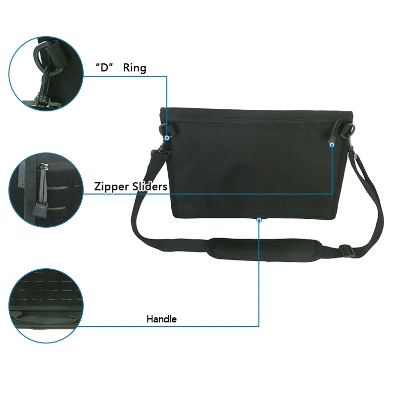 Molle Military Laptop Bag Tactical Messenger Bags Computer Backpack Fanny Belt Shouder Camping Outdoor Sports Army Bags