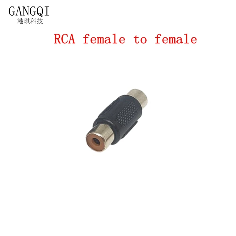 5PCS RCA Female To Female Jack Plug Connector Adapter Male to Male RCA Connector Video Audio Extender Cord Cable Converter