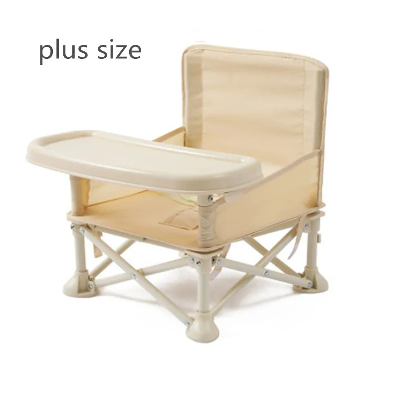 Ins Baby Eetkamerstoel Opvouwbare Draagbare Baby Leren Seat Stoel Kinderen Picknick Outdoor Kleine Stoel Praktische Eenvoudige Stijl