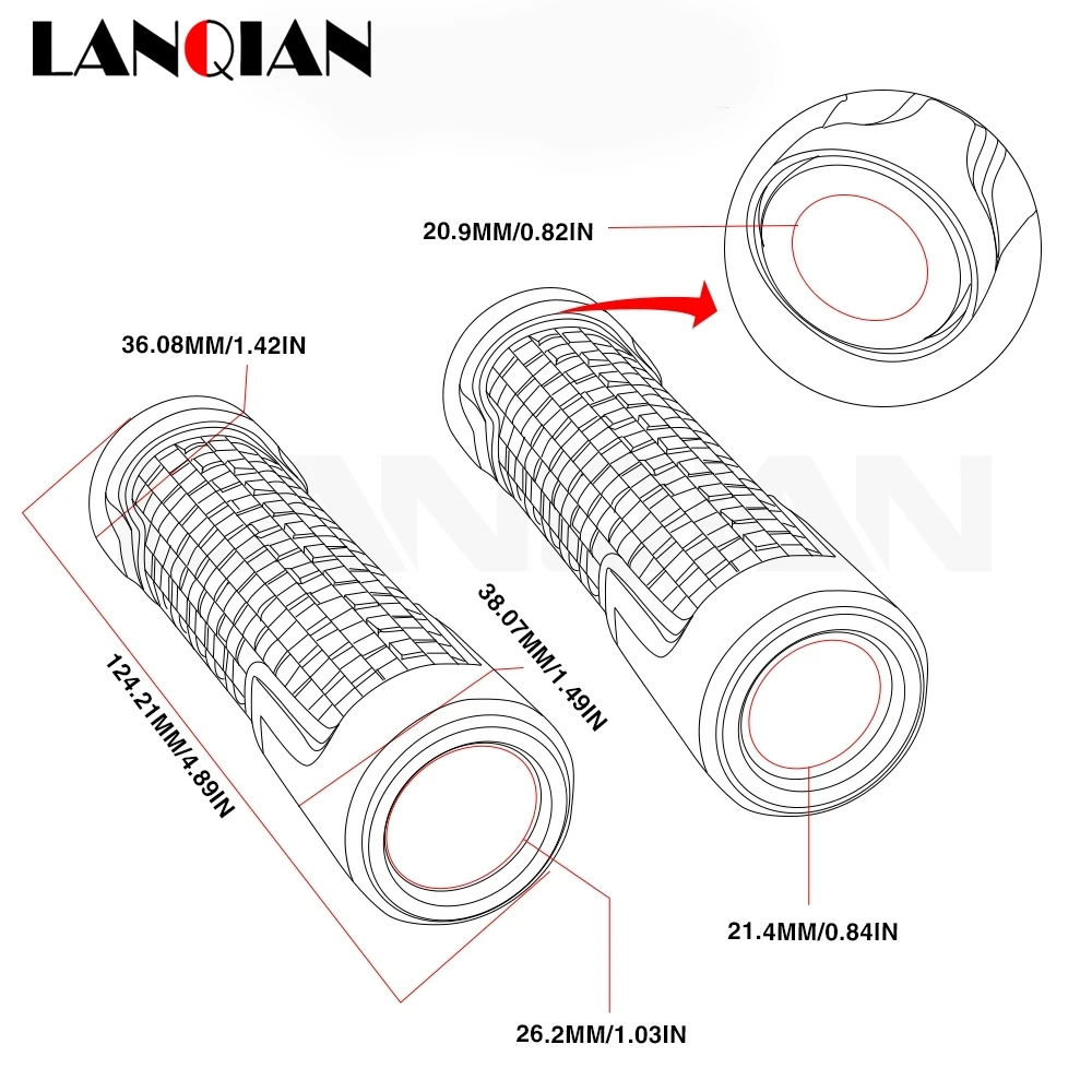 Per Kymco Xciting 750 7/8 22 Millimetri di Trasporto Del Motociclo Manubrio Grips Bar Mano Grips Xciting 250 300 R 400 500 I CK250T 300 Accessori