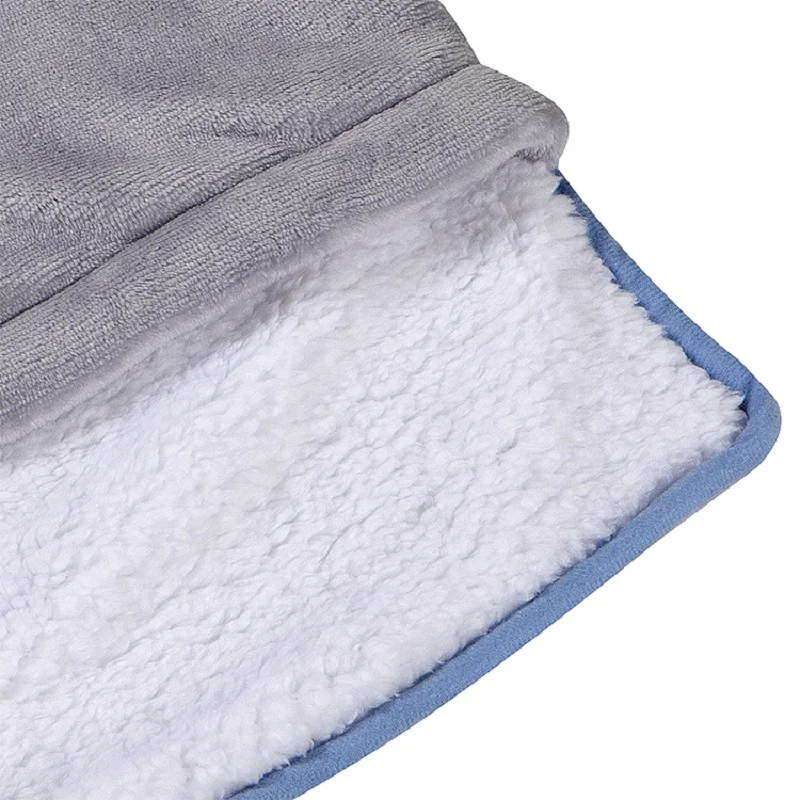 Microplush 세척 가능한 전기 난방 패드 발 워머 매트, 110V US 플러그, 50W, 발 가열 전기 열 패드, 보티 겨울 워머