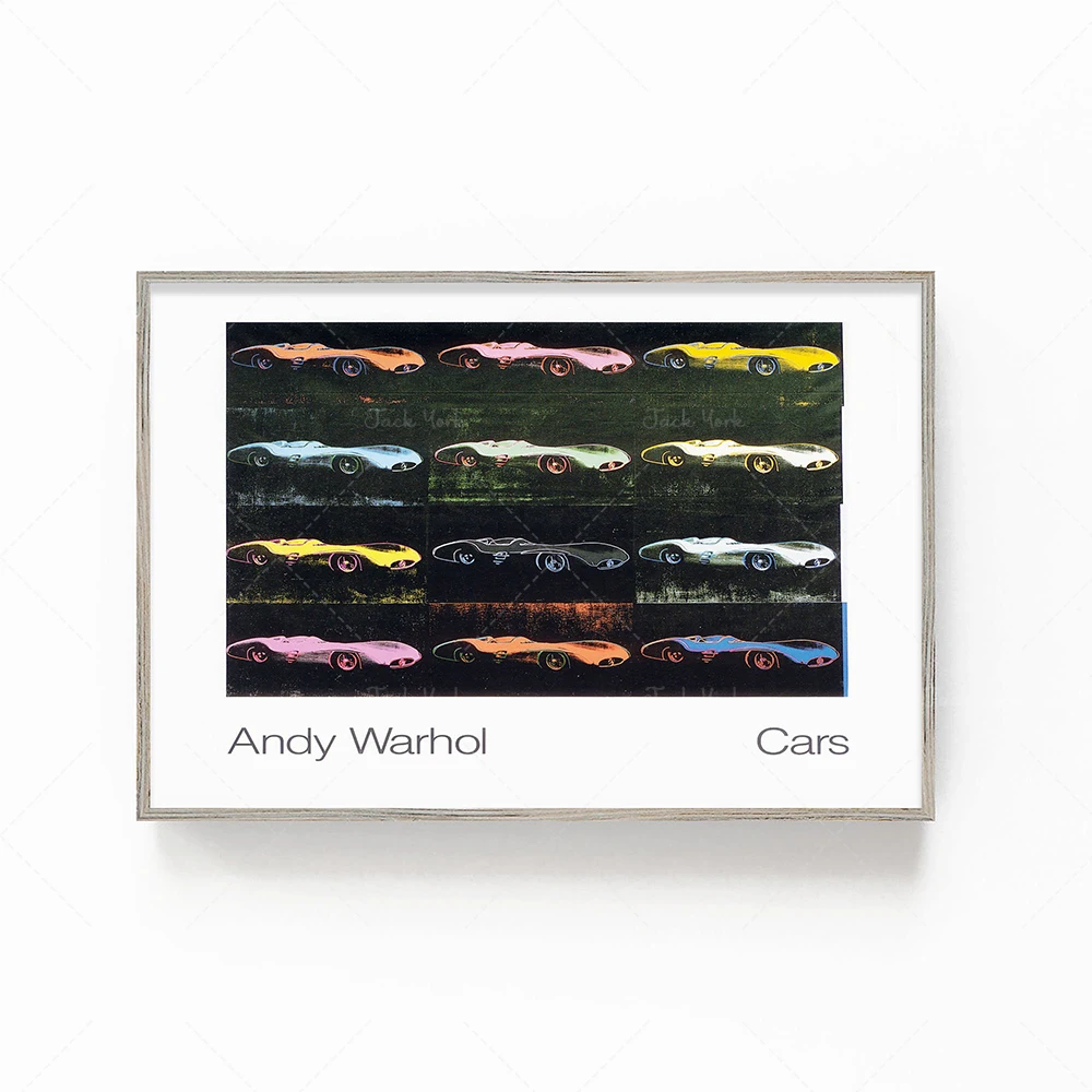 Cars - Andy Warhol Art Print, Digital Download Art, Pop Art, Pop Art Print, Andy Warhol Poster, Contemporary Art