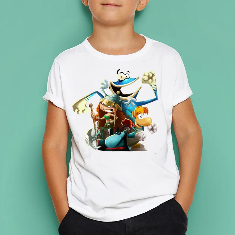 Rayman Legends-Camiseta de manga corta para niños y niñas, camiseta de moda activa para niños, regalo de estilo europeo y americano