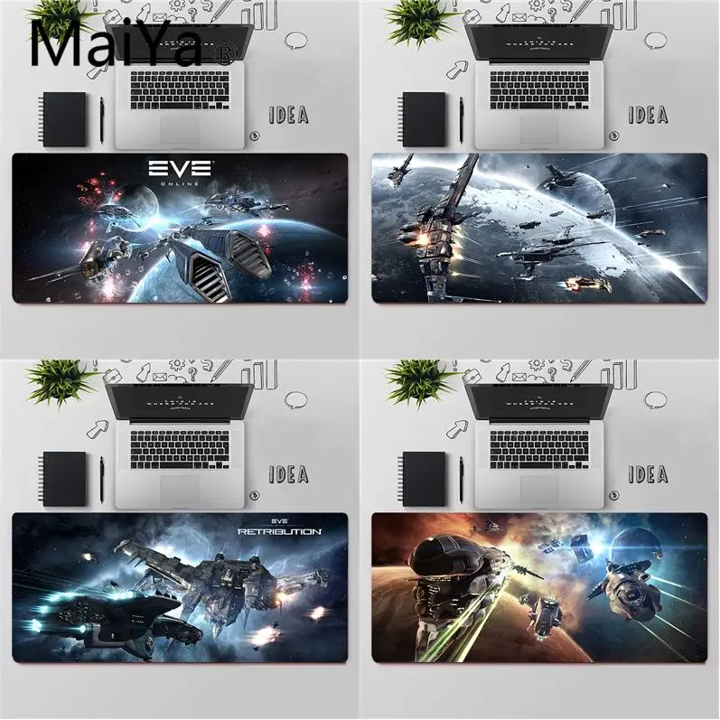 

Maiya Top Quality EVE Online Durable Rubber Mouse Mat Pad Free Shipping Large Mouse Pad Keyboards Mat