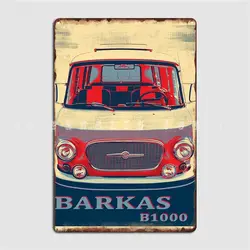 Gdr Van Barkas B1000 Metal Plaque Poster Living Room Wall Decor Cinema Garage Classic Tin Sign Poster