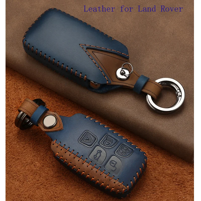 

Car Key Case Key Chain Bag Leather for Land Rover Autobiography Discovery Aurora FreelanderStar Pulse Accessories