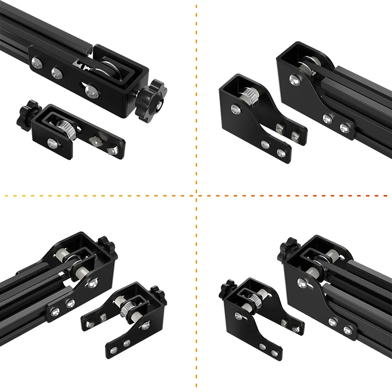 2020 X asse v-slot profilo 2040 Y asse sincrono allungamento della cinghia raddrizzare tenditore per Ender 3 CR-10 parti della stampante 3D fai da te