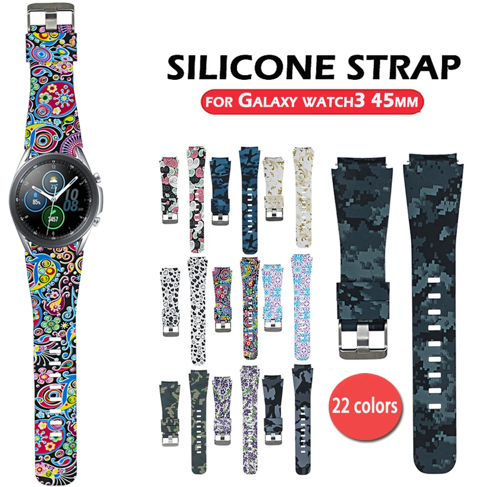 سوار بديل لساعة سامسونج جلاكسي الذكية ، حزام رياضي 22 مللي متر لساعة سامسونج جلاكسي 3 45 مللي متر/جير S3 /46 مللي متر