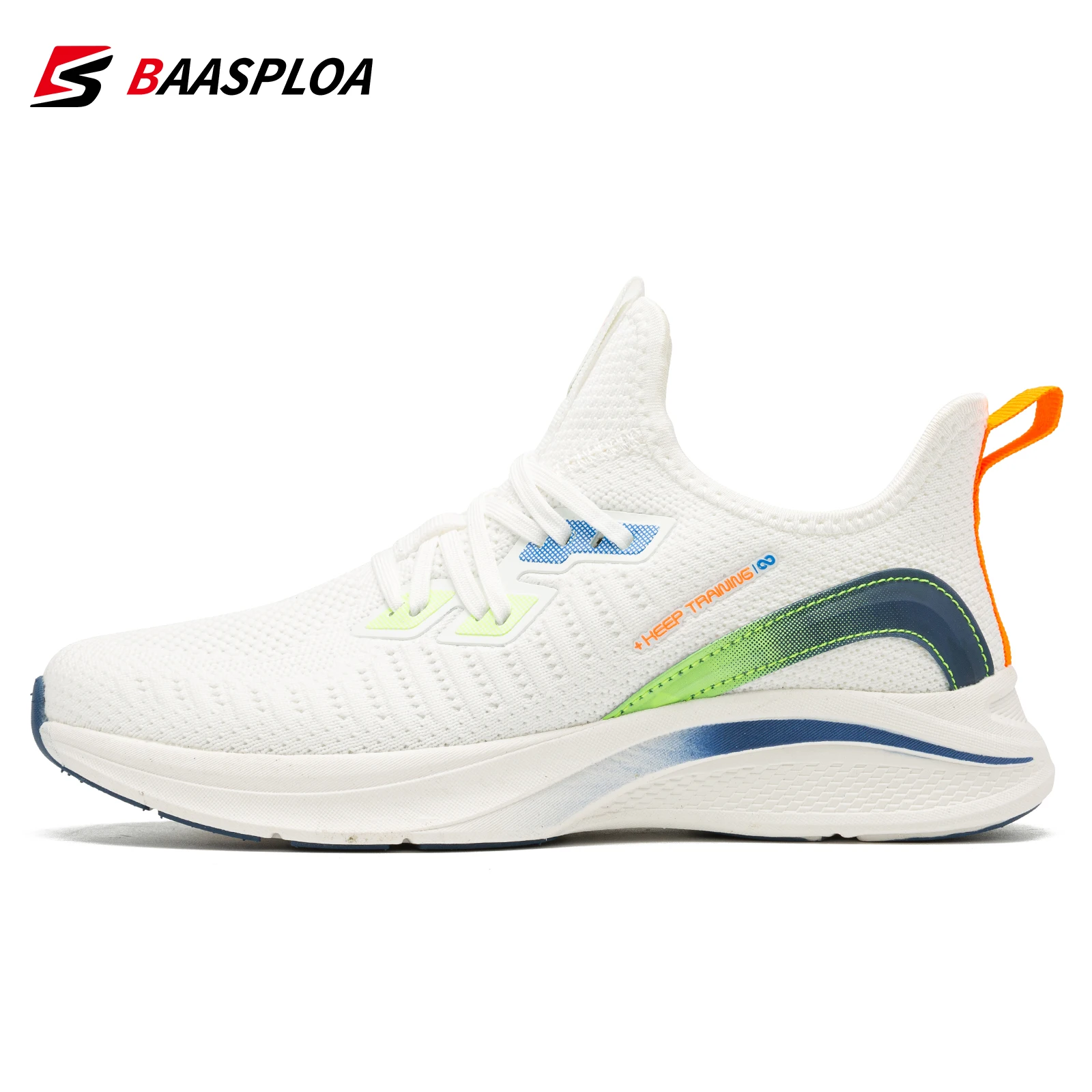 Baasploa Lightweight Running Shoes For Women Casual Women's Designer Mesh Sneakers Lace-Up Female Outdoor Sports Tennis Shoe